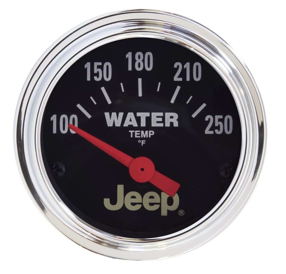Autometer 880241 Engine Oil Pressure Gauge 100-250 F for Jeep - Image 1 of 1