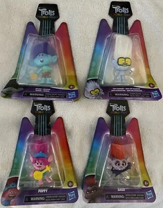 Trolls World Tour Mini Figuren Lot Poppy Branch Barb Tiny Diamond NEU - Bild 1 von 5