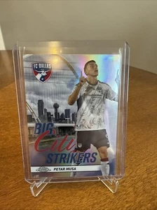 2024 Topps Chrome MLS PETAR MUSA BIG CITY STRIKERS FC DALLAS #CS-16 - Picture 1 of 2