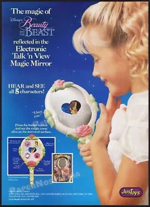 BEAUTY AND THE BEAST - Original 1993 Trade AD / poster _ JusToys Magic Mirror AD - Picture 1 of 1