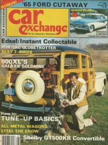 CAR EXCHANGE 1982 AUG - EDSEL, T-BIRDS, 500XL, SHELBY GTR500KR, LAMBORGHINI, - Imagen 1 de 1