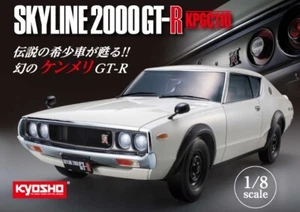 DeAGOSTINI Kyosho Nissan Skyline 2000GT-R KPGC110 Maßstab 1/8 Komplettset Sportwagen - Bild 1 von 7