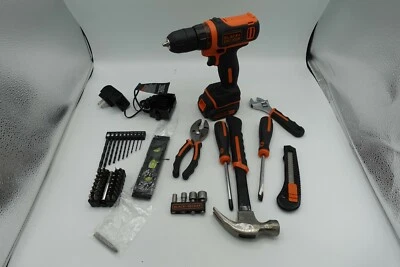 Taladro/Destornillador Inalámbrico BLACK+DECKER 12V MAX (BDCDD12C) + Kit de Herramientas Foto 1 de 4