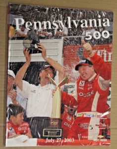 2003 Pennsylvania 500 at Pocono NASCAR Progam - July 27, 2003 - Picture 1 of 2