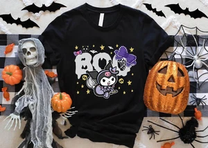 Halloween, Girl shirt, Spooky Season, Kawaii Cat, Black Kuromi Shirt, Cute Shirt - Picture 1 of 4