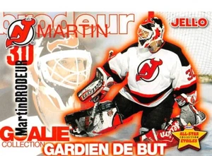 1999-00 Jell-O Goalie Collection Factory Set NNO Martin Brodeur - Imagen 1 de 2