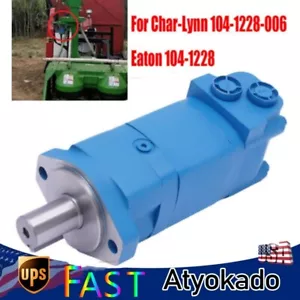 2x Hydraulic Motor For Char-Lynn 104-1028-006 /1228-006 Eaton 104-1028 104-1228 - Picture 1 of 23