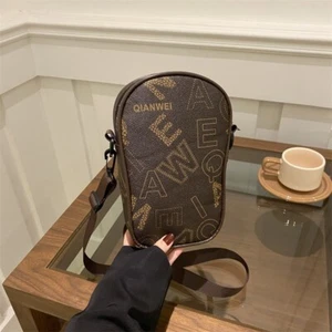 Damen Umhängetasche große Kapazität Schultertasche Buchstaben bedruckt eckig Tasche - Bild 1 von 5