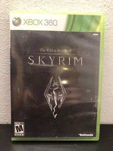 The Elder Scrolls V: Skyrim (Xbox 360, 2011) CIB completo con manual y anuncio - Imagen 1 de 5