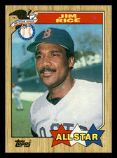 1987 Topps Jim Rice HOF All-Star Boston Red Sox #610 NM-MINT