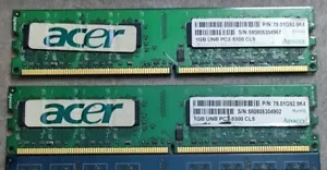 Apacer 1GB UNB PC2-5300 CL5 667 MHz Desktop Memory RAM Good Works Condition 1pc - Picture 1 of 3