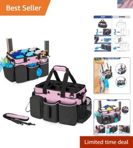 Grande Cassetta di Pulizia Professionale con Divisore Staccabile, Organizzatore di Forniture con... - Foto 1 di 8