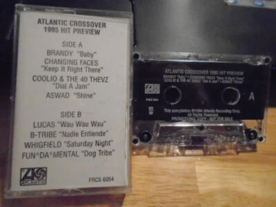 RARE PROMO Atlantic hip hop CASSETTE TAPE Brandy Fun-Da-Mental Changing Faces ! - Image 1 of 2
