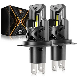 AUXBEAM H4/9003/HB2 Canbus LED Headlight Bulb Conversion Kit High Low Dual Beam - Picture 1 of 12