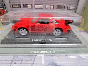 PORSCHE 911 Turbo 930 - 3.3 rosso rosso 1983 blister IXO Altaya SP 1:43 - Foto 1 di 4