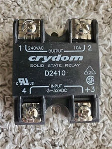CRYDOM Solid State Relay D241, 240VAC10A 3-32VDC input drive Used - Picture 1 of 1