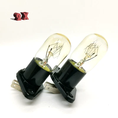 2x Panasonic Microwave Oven Lamp Light Globe Bulb NN-ST557W NN-ST641W NN-ST671S - image 1 of 4