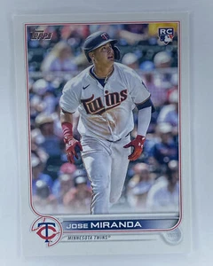 Jose Miranda 2022 Topps Update Serie #US5 Minnesota Twins RC - Bild 1 von 2