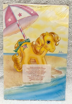 NUEVO Juego de tarjetas adhesivas de vestir Hasbro My Little Pony 1988 vintage remolino remolino Foto 1 de 4