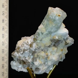 Beryl var Aquamarine w/ Muscovite Mica on Albite matrix natural specimen 0.56kg - Picture 1 of 9