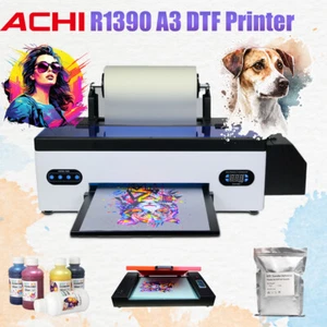 R1390 A3 DTF Flachbettdrucker Direct to Film Wärmetransferdrucker für T-Shirt - Bild 1 von 16