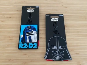 Star Wars Darth Vader & R2-D2 Luggage Tags STW1603104 & STW1603107 Bag Tags New - Bild 1 von 6