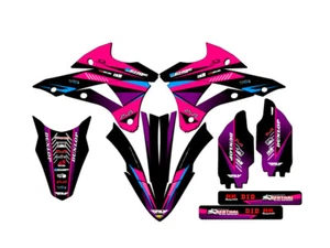 2014-2021 KX 100 SURGE Pink Senge Graphics Kit Compatible with Kawasaki - Imagen 1 de 10