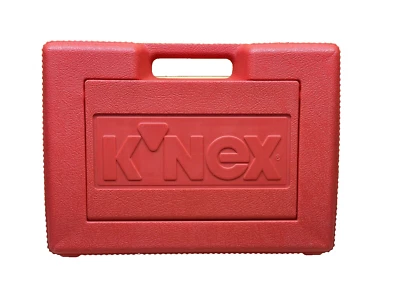 Vintage K'NEX CAIXA VERMELHA Estojo de Transporte Rígido Organizador K'NEX ESTOJO SOMENTE - vazio - Imagem 1 de 4