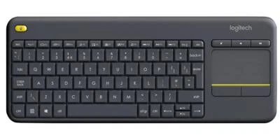 Logitech - 920-007143 - Teclado táctil inalámbrico K400 Plus, negro - Imagen 1 de 2
