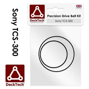 DeckTech™ Replacement Belts for Sony Cassette-Corder TCS-300 TCS300 Drive Belts - Picture 1 of 3