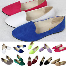 Womens Ballerina Ballet Dolly Pumps Ladies Flats Loafers Shoes Size 