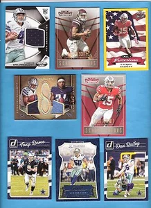Dak Prescott Rookie Card Derrick Henry Jersey Card With Ezekiel Elliott COWBOYS - Picture 1 of 4