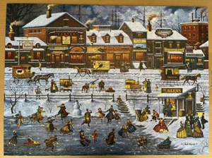 Bostonians And Beans Jigsaw Puzzle by Buffalo Puzzles 1000 Pieces - Picture 1 of 4