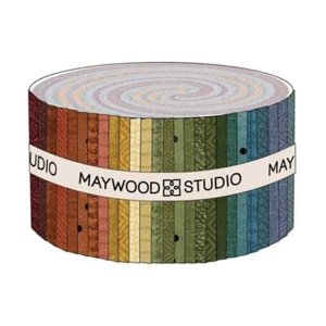 Maywood Studios 2.5" Strips Colours Vol 2 Woolies Flannel Fabric by Bonnie Su... - Picture 1 of 4