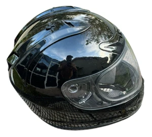 Fuel Motorcycle Helmet Dot Ff001 FMVSS Flip Up Helmet Black XL 61-62” # 218 - Picture 1 of 9