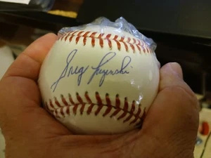 Greg Luzinski signed AUTO OMLB Philadelphia Phillies TRISTAR hologram - Picture 1 of 2