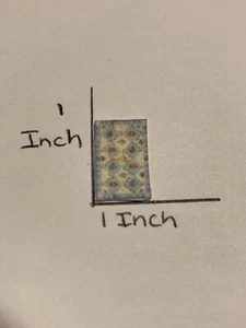 1/144 scale dollhouse rug - Picture 1 of 1