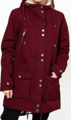 VOLCOM WOMAN Walk on by Parka BUR Winter Rot burgund NEW NEUWARE PORTOFREI! - Bild 1 von 4