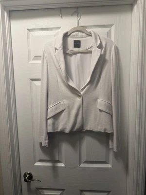 Blazer para mujer Eden Society blanco rayón y poliéster talla L Foto 1 de 4