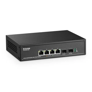 4 Port 2.5G PoE Switch with 2 Port 10G SFP+ Slot, 4 x 2.5G Base-T Ports Compa... - Picture 1 of 8