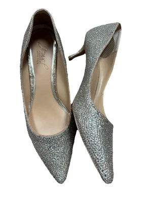 Badgley Mischka Jewel Frenchie Punta Gatito Tacón Talla 7.5 W En Champagne Foto 1 de 4