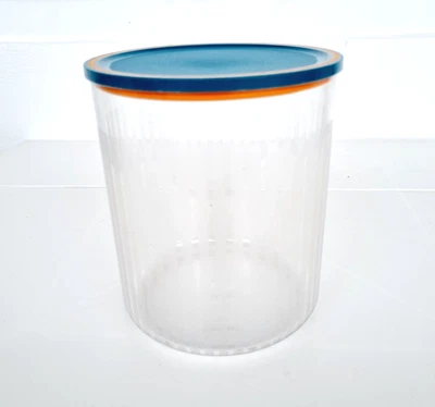 Tupperware Tupper Prisma Acryl Dose Vorrats Behälter rund 2,0 L mit Deckel - Bild 1 von 4