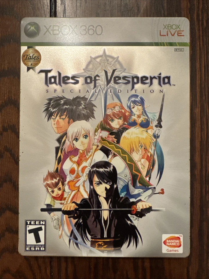 Tales of Vesperia Special Edition Steelbook Microsoft Xbox 360 2008 BANDAI - Imagem 1 de 4
