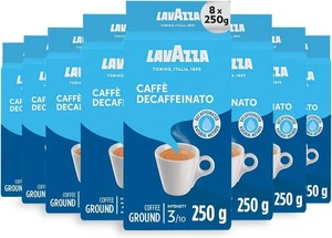 Lavazza, Caffè Decaffeinato, Ground Coffee, 8 Packs of 250 g, Ideal for Moka Pot - Picture 1 of 8