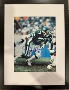 NEW YORK JETS HOF LEGEND JOE KLECKO SIGNED AUTO FRAMED 12x16 WITH JSA!! - Picture 1 of 2