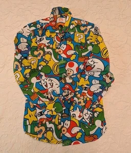 Camisa para niños Opposuits Super Mario abotonada manga larga niño talla 10 años - Imagen 1 de 12