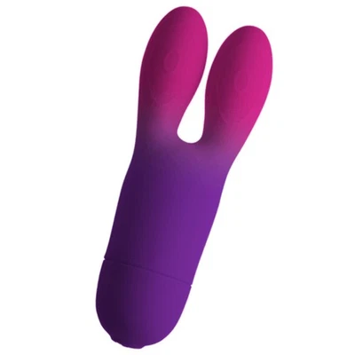 Rocks-Off Glo-Girl Bunny - Vibratore Rabbit Flessibile Viola - Bild 1 von 4