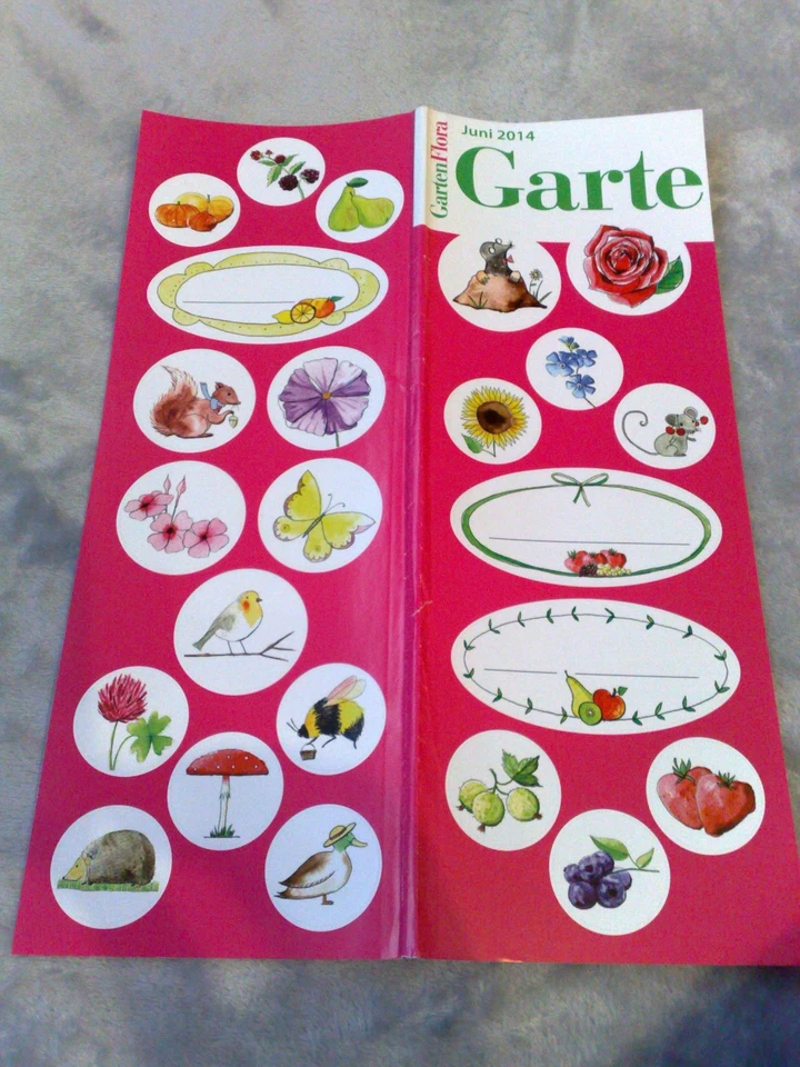 Sticker Gartenflora Aufkleber Einmachen - Bild 1 von 1