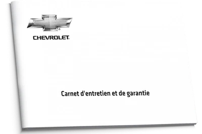 Libretto di manutenzione Chevrolet francese pulire - Immagine 1 di 3