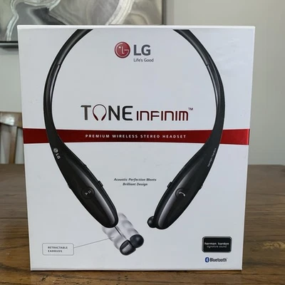 LG Tone Infinim HBS-900 Wireless Stereo Headset Black New Read Description - Image 1 of 4